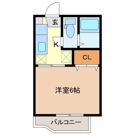 グリーンスメルの物件間取画像